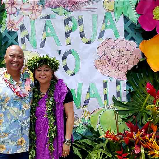 Kumu Rachel Iha with Ruth Iha