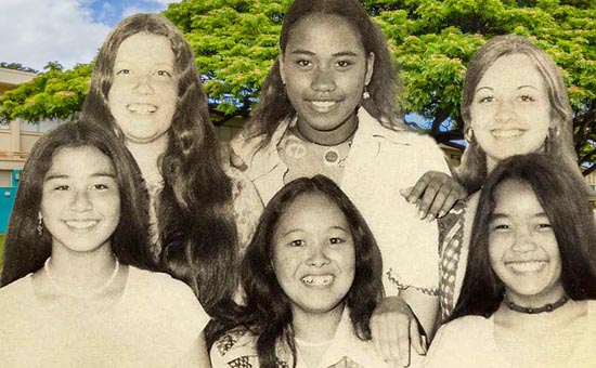 Young Kumu Rachel Iha and her sisters